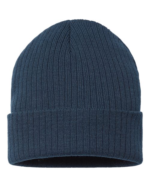 Atlantis Headwear - Sustainable Rib Cuffed Beanie - RIO-10